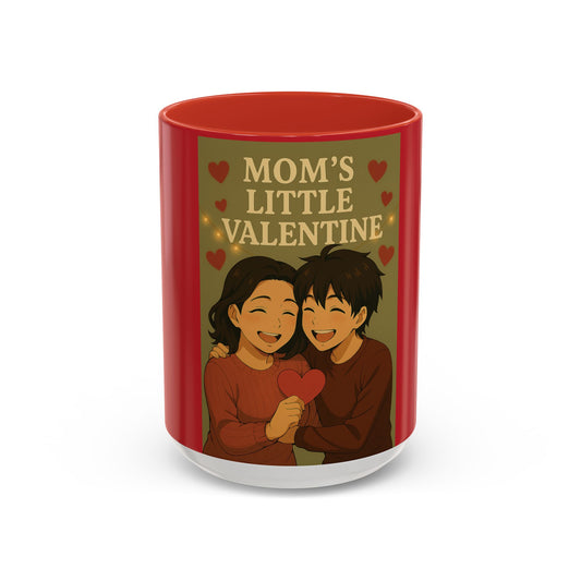 Mom's Little Valentine Coffee Mug — Cute Mother & Child Valentine Gift (11/15oz)