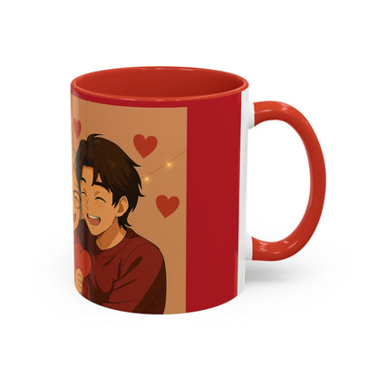 Grandma’s Forever Valentine Accent Coffee Mug — Heartwarming Family Gift (11/15oz)