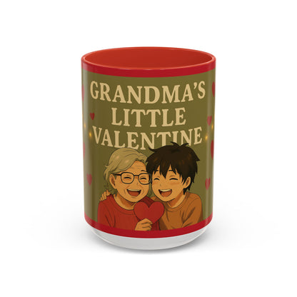 Grandma's Little Valentine Coffee Mug (Accent 11/15oz)