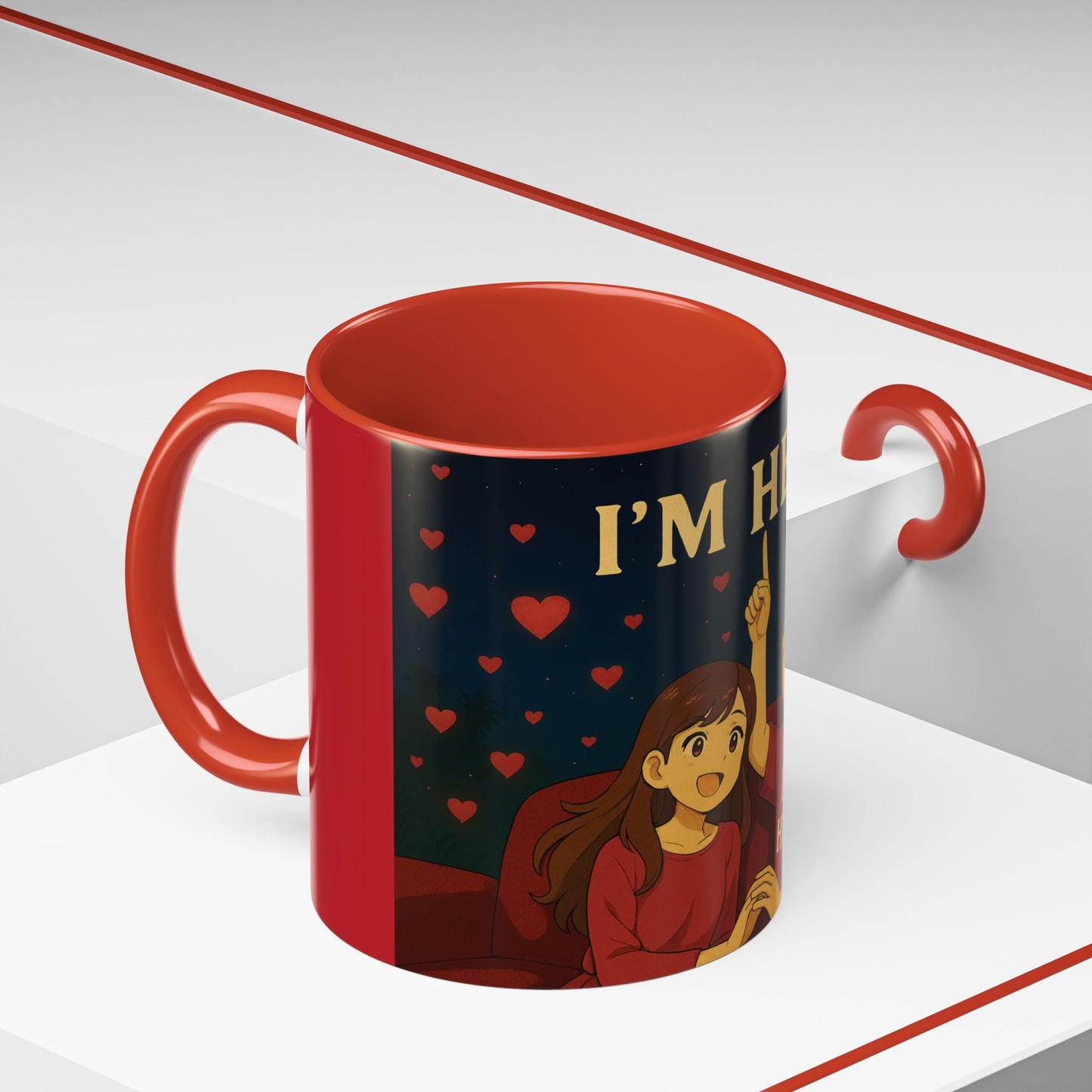 I’m Hers Coffee Mug — Cute Couples Accent Mug (11/15oz)