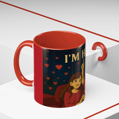 I’m Hers Coffee Mug — Cute Couples Accent Mug (11/15oz)