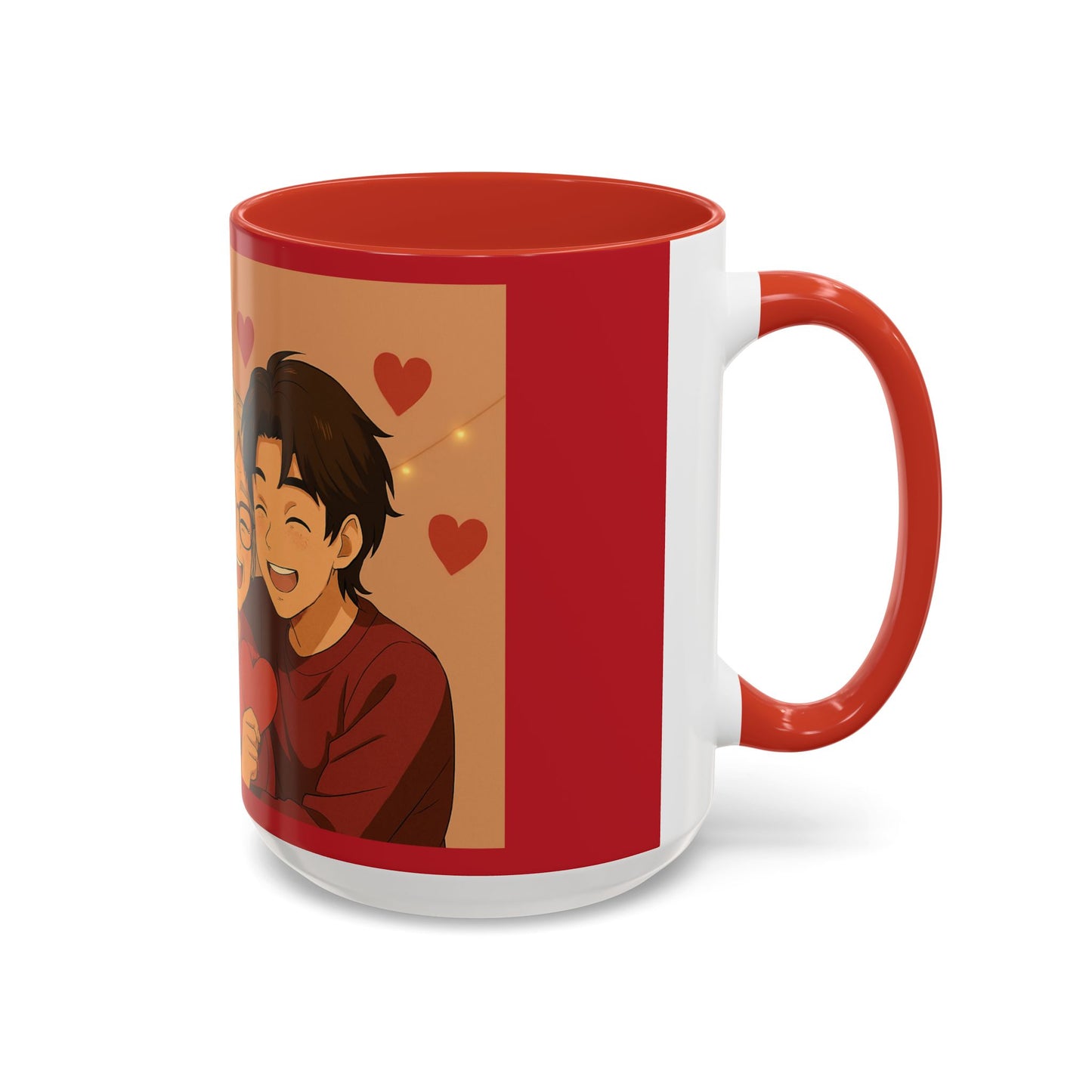 Grandma’s Forever Valentine Accent Coffee Mug — Heartwarming Family Gift (11/15oz)