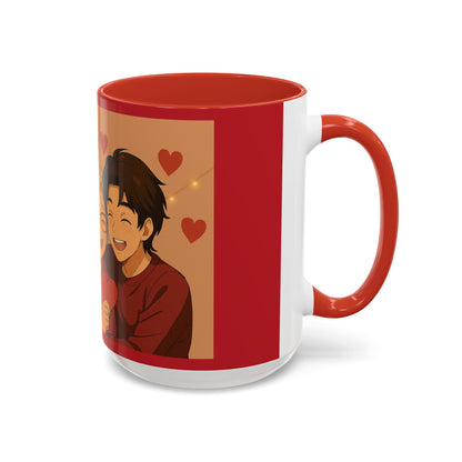 Grandma’s Forever Valentine Accent Coffee Mug — Heartwarming Family Gift (11/15oz)