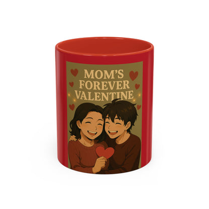 Mom's Forever Valentine Coffee Mug – Heartfelt Mother's Day & Valentine's Gift (11/15 oz)