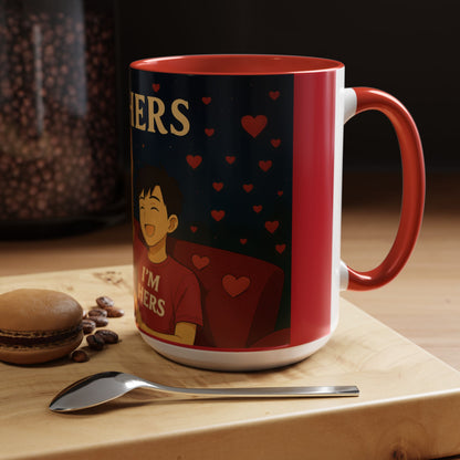 I’m Hers Coffee Mug — Cute Couples Accent Mug (11/15oz)