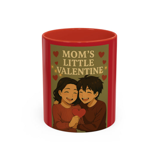 Mom's Little Valentine Coffee Mug — Cute Mother & Child Valentine Gift (11/15oz)